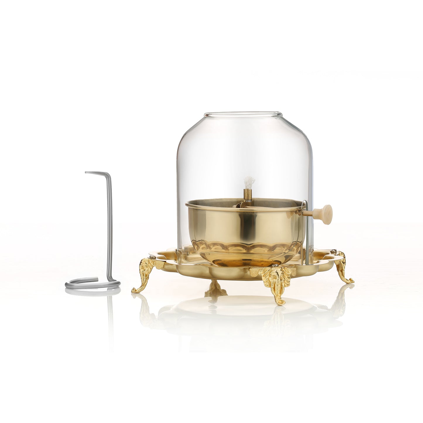 Akhand Jyoti Diya With Wick Lifting Screw Lever | Akhand Jyot | Akhand Deep