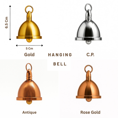 Brass Pooja Hanging Bell With Four Variant